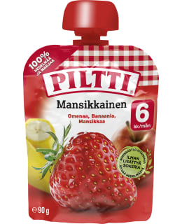 Piltti 90g Mansikkainen 6kk annospussi Main Image