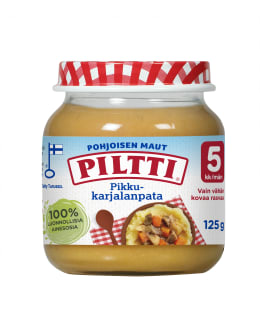 Piltti Pohjoisen Maut 125g Pikku karjalanpata lastenateria 5kk Main Image