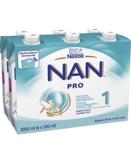 Nestlé Nan Pro 1 6x500ml äidinmaidonkorvike Main Image