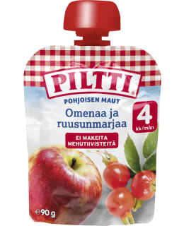 Piltti Pohjoisen maut 90g Apple and rosehip 4-month portion bag Main Image
