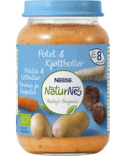 Nestlé NaturNes 190g Luomu perunaa ja lihapullia lastenateria 8kk Main Image