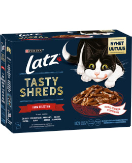 LATZ 12X80G TASTY SHREDS FARM SELECTION Main Image