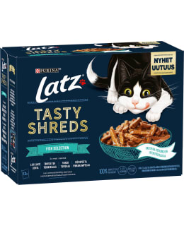 LATZ 12X80G TASTY SHREDS FISH SELECTION Main Image