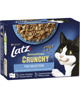 LATZ SENSATIONS CRUNCHY 10X85G+40G FISH Main Image