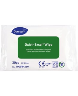 Diversey Oxivir Excel Wipe 30 kpl pesevä desinfektiopyyhe Main Image