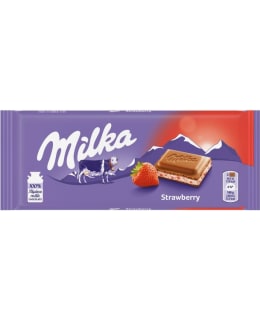 MILKA STRAWBERRY 100 G SUKLAALEVY Main Image