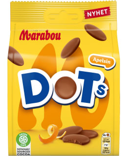 MARABOU DOTS ORANGE 120 G KARKKIPUSSI Main Image