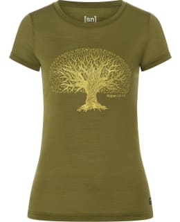 SNATUR YOGA TREE TEE W SNWP03003 AVG XS Main Image