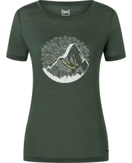 SNATUR W MOUNTAIN TEE SNWP03067 DFG S Main Image