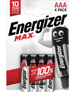 ENERGIZER 118894 MAX AAA 4 PACK Main Image