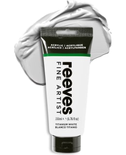 REEVES 200ML TITANIUM WHITE AKRYYLIVÄRI Main Image