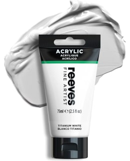 REEVES 75ML TITANIUM WHITE AKRYYLIVÄRI Main Image