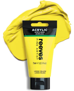 REEVES 75ML LEMON YELLOW AKRYYLIVÄRI Main Image