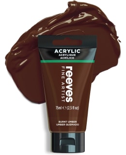 REEVES 75ML BURNT UMBER AKRYYLIVÄRI Main Image