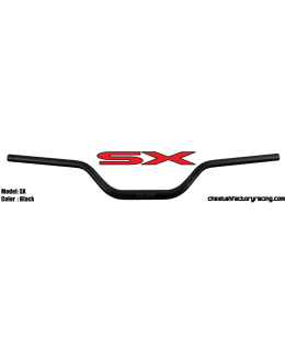 CFR SX OHJAUSTANKO (SNOWBIKE) FLAT MUSTA Main Image