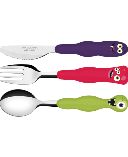TRAMONT FLATWARE SET MONSTERIT 3 PCS Main Image
