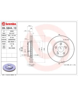 Fremax BD-2047 Brake disc, Front Main Image