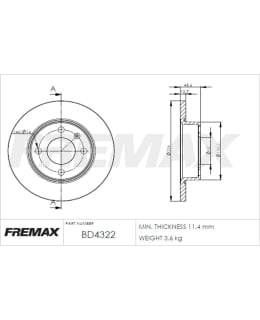 FREMAX BD-4322 JARRULEVY, ETU Main Image