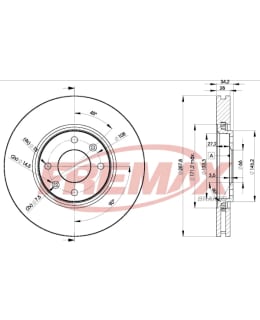 Fremax BD-4753 Jarrulevy, Etu Main Image