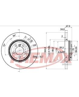 Fremax BD-6129 Jarrulevy, Taka Main Image
