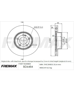 FREMAX BD-6484 JARRULEVY, ETU Main Image