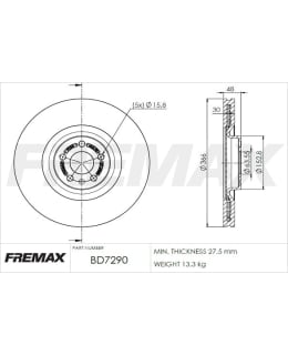 FREMAX BD-7290 JARRULEVY, ETU Main Image