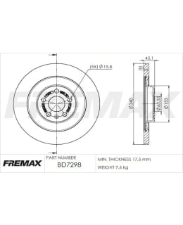 FREMAX BD-7298 JARRULEVY, TAKA Main Image