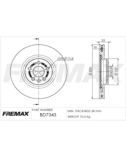 FREMAX BD-7343 JARRULEVY Main Image