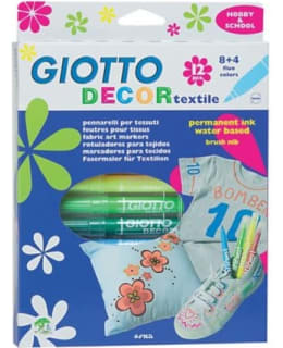 GIOTTO TEXTILE TEKSTIILITUSSI 12-VÄRIÄ Main Image