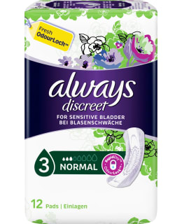 ALWAYS DISCREET NORMAL 12 KPL INKOSUOJA Main Image