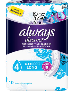 ALWAYS DISCREET LONG 10 KPL INKOSUOJA Main Image