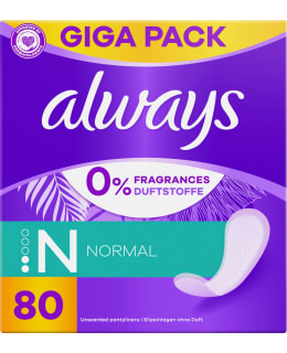 ALWAYS NORMAL 80PCS PANTY LINER Main Image