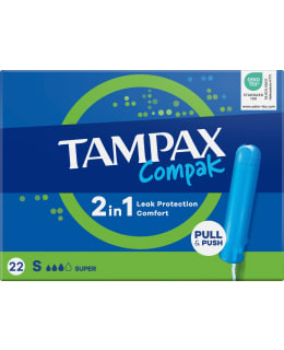 TAMPAX COMPAK SUPER 22PCS TAMPON Main Image