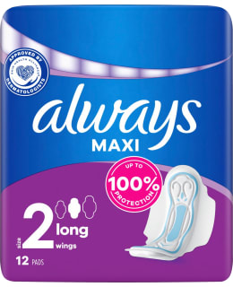 ALWAYS MAXI LONG 2 12PCS TERVEYSSIDE Main Image