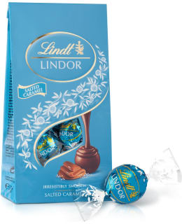 LINDT LINDOR KARAMELLI SUKLAAKUULA 137G Main Image