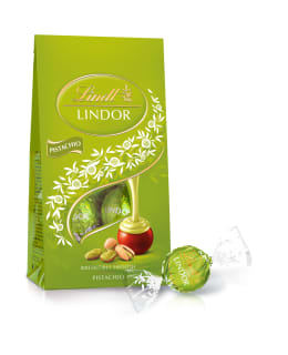 LINDT LINDOR PISTA TÄYTESUKLAAKUULA 137G Main Image