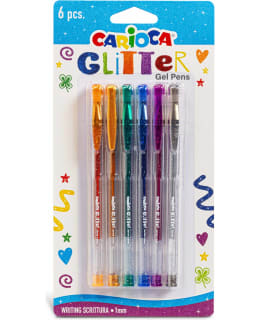 CARIOCA GLITTER 6KPL GEELIKYNÄ Main Image