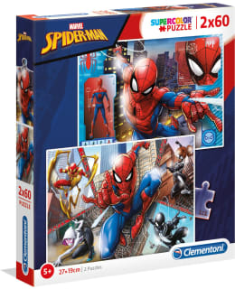 CLEMENTONI SPIDER-MAN 2X60P PALAPELI Main Image