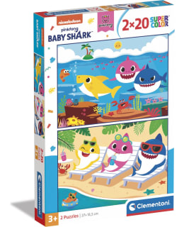 CLEMENTONI BABY SHARK 2X20P PALAPELI Main Image