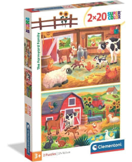 CLEMENTONI THE FARMYARD 2X20P PALAPELI Main Image