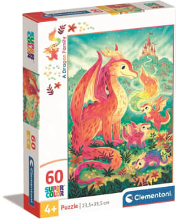 CLEMENTONI A DRAGON FAMILY 60P PALAPELI Main Image