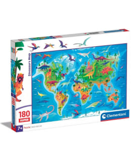 CLEMENTONI DINOSAURS MAP 180P PALAPELI Main Image
