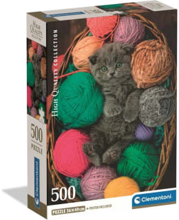 CLEMENTONI FLUFFY KITT 500P PALAPELI Main Image
