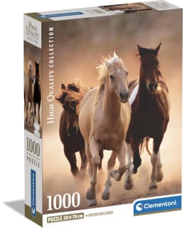 CLEMENTONI 39771 HORSES 1000P PALAPELI Main Image