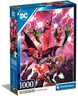 CLEMENTONI DC COMICS COM2 1000P PALAPELI Main Image