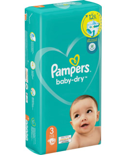PAMPERS BABY-DRY S3 6-10 KG 54 KPL Main Image