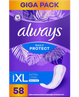 ALWAYS DAILY PROT. EXTRA LONG 58PCS Main Image