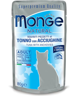 MONGE NAT. TUNA-ANCHOVY 80G CAT FOOD Main Image