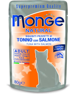 MONGE NAT. TUNA-SALMON 80G CAT FOOD Main Image