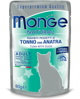 MONGE NAT. TUNA-DUCK 80G CAT FOOD Main Image